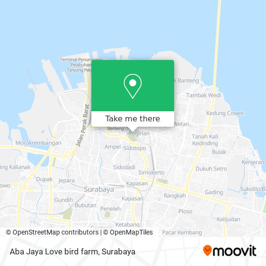 Aba Jaya Love bird farm map