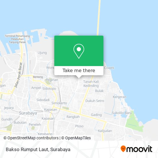 Bakso Rumput Laut map