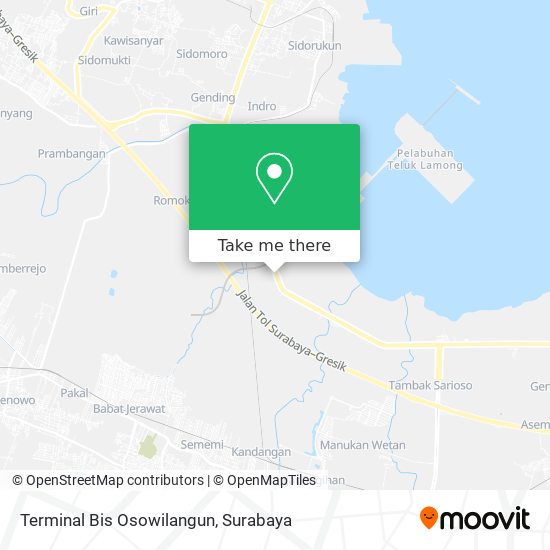 Terminal Bis Osowilangun map