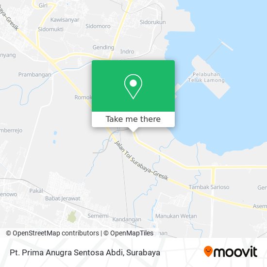 Pt. Prima Anugra Sentosa Abdi map