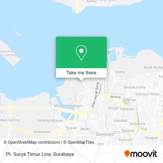 Pt. Surya Timur Line map