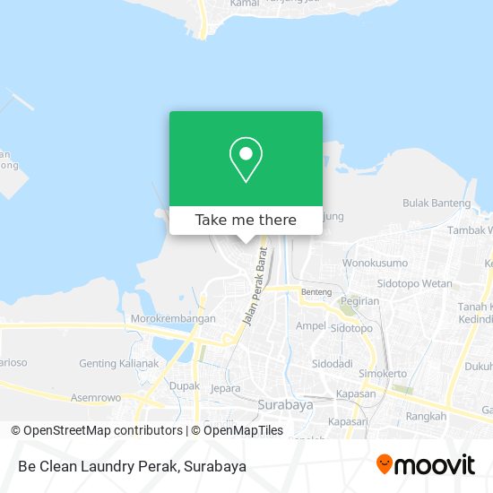 Be Clean Laundry Perak map