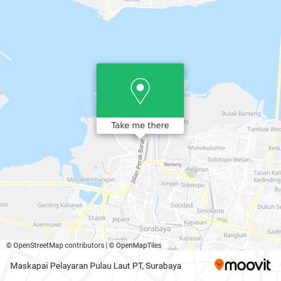 Maskapai Pelayaran Pulau Laut PT map