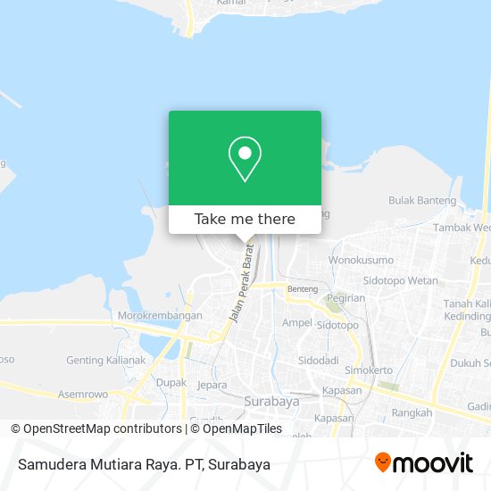 Samudera Mutiara Raya. PT map