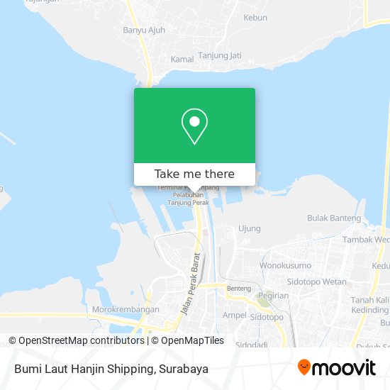 Bumi Laut Hanjin Shipping map