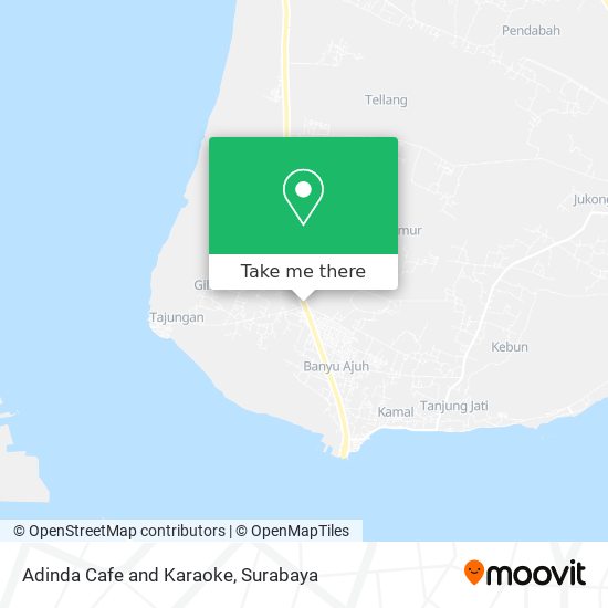 Adinda Cafe and Karaoke map