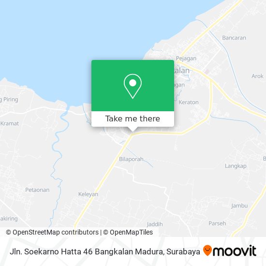 Jln. Soekarno Hatta 46 Bangkalan Madura map