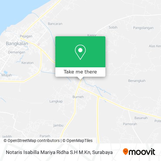 Notaris Isabilla Mariya Ridha S.H M.Kn map