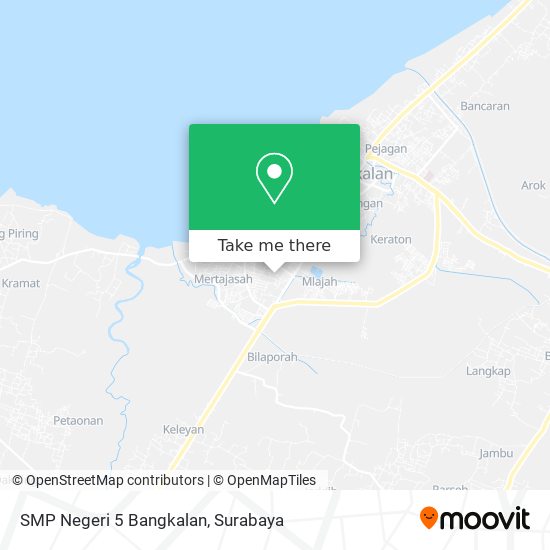 SMP Negeri 5 Bangkalan map