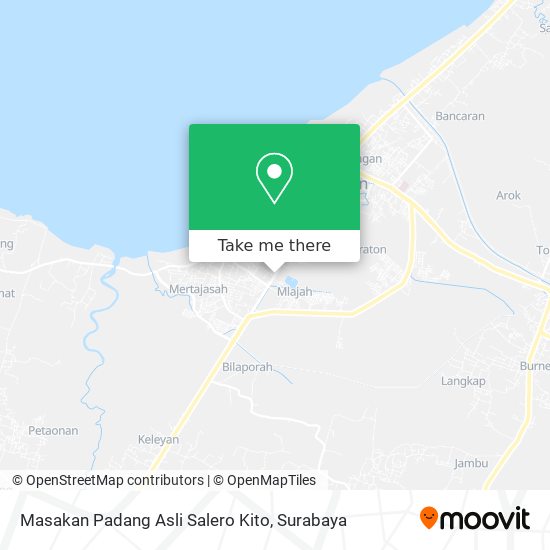 Masakan Padang Asli Salero Kito map