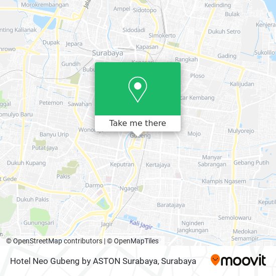 Hotel Neo Gubeng by ASTON Surabaya map