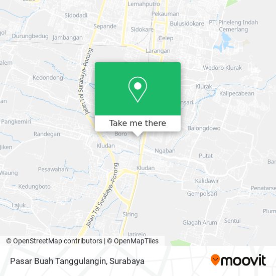 Pasar Buah Tanggulangin map