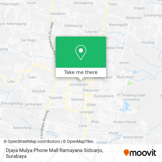 Djaya Mulya Phone Mall Ramayana Sidoarjo map