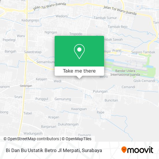 Bi Dan Bu Ustatik Betro Jl Merpati map