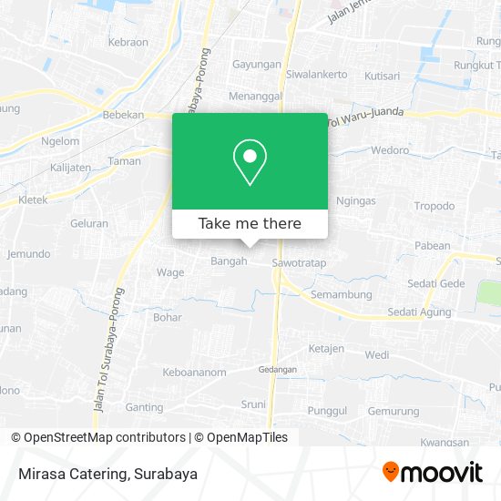 Mirasa Catering map
