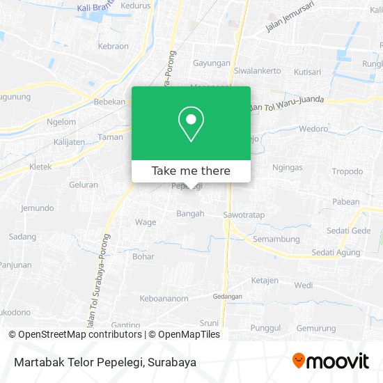 Martabak Telor Pepelegi map