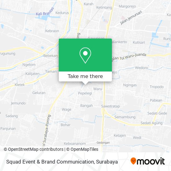 Squad Event & Brand Communication map