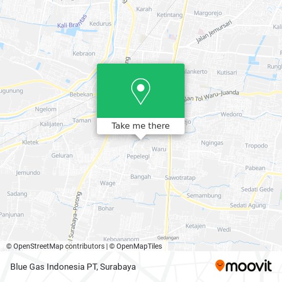 Blue Gas Indonesia PT map