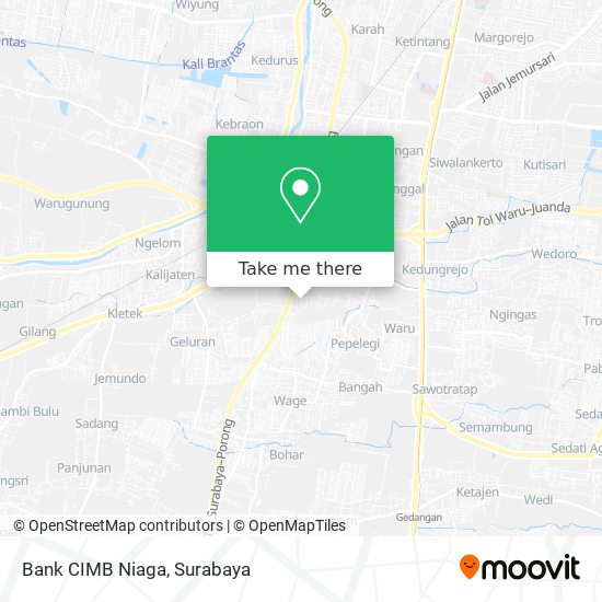 Bank CIMB Niaga map