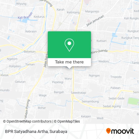 BPR Satyadhana Artha map