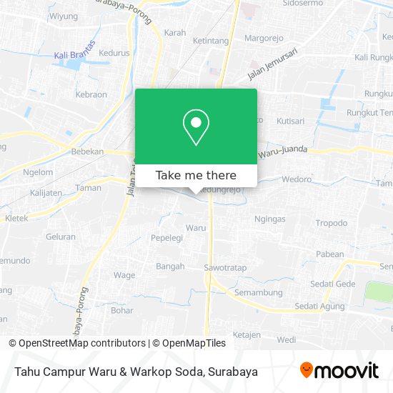 Tahu Campur Waru & Warkop Soda map