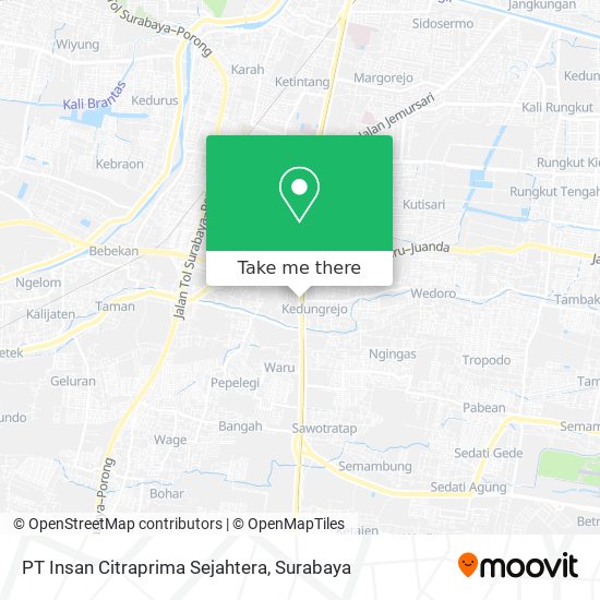 PT Insan Citraprima Sejahtera map
