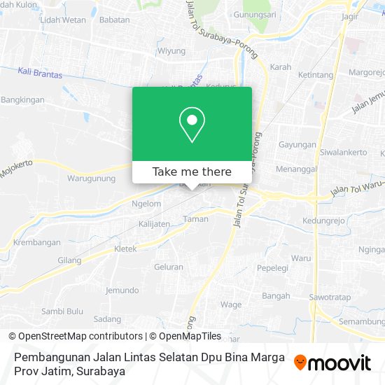 Pembangunan Jalan Lintas Selatan Dpu Bina Marga Prov Jatim map