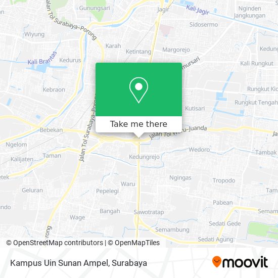 Kampus Uin Sunan Ampel map
