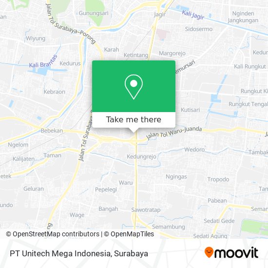 PT Unitech Mega Indonesia map