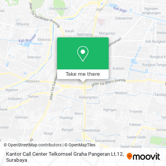 Kantor Call Center Telkomsel Graha Pangeran Lt.12 map