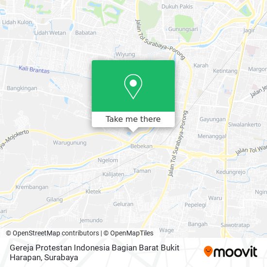 Gereja Protestan Indonesia Bagian Barat Bukit Harapan map