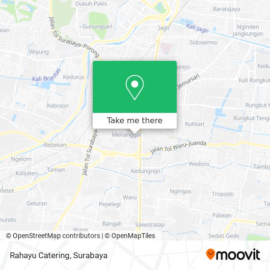 Rahayu Catering map