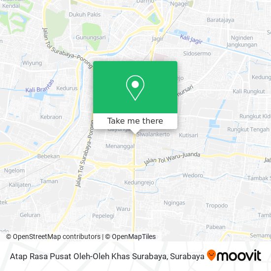 Atap Rasa Pusat Oleh-Oleh Khas Surabaya map