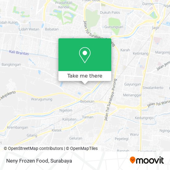 Neny Frozen Food map