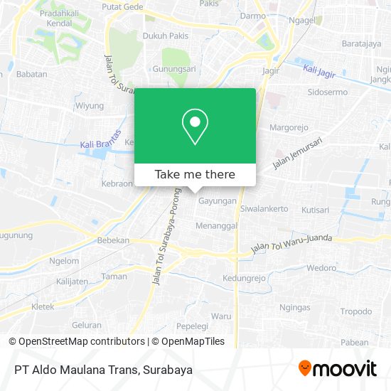 PT Aldo Maulana Trans map