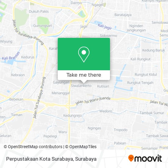 Perpustakaan Kota Surabaya map