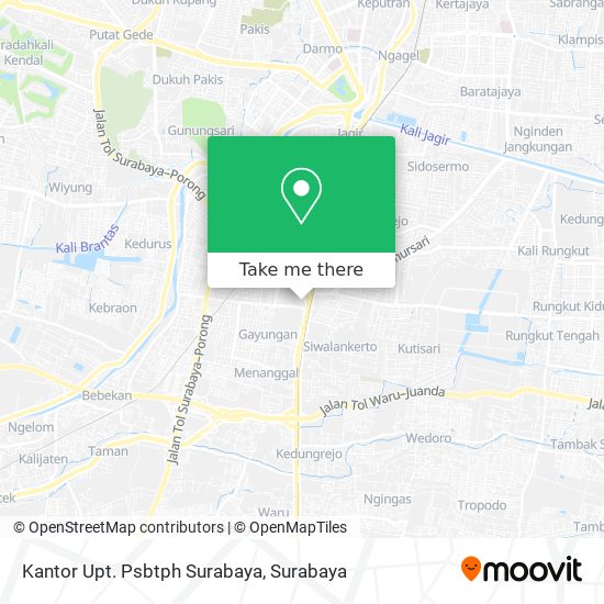 Kantor Upt. Psbtph Surabaya map