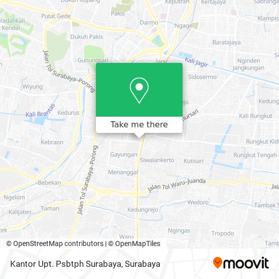 Kantor Upt. Psbtph Surabaya map