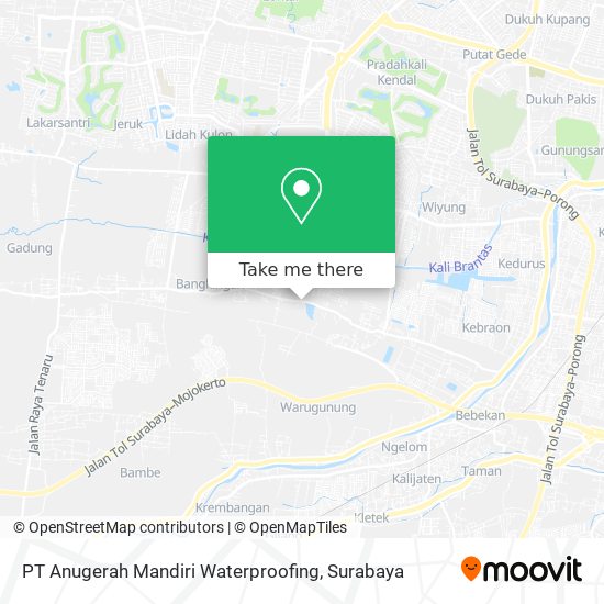 PT Anugerah Mandiri Waterproofing map