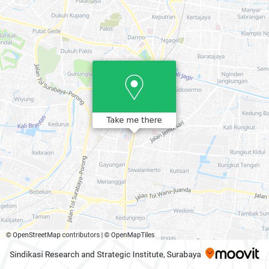 Sindikasi Research and Strategic Institute map