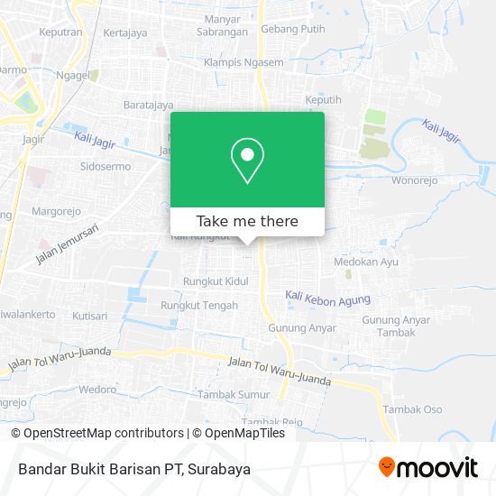 Bandar Bukit Barisan PT map