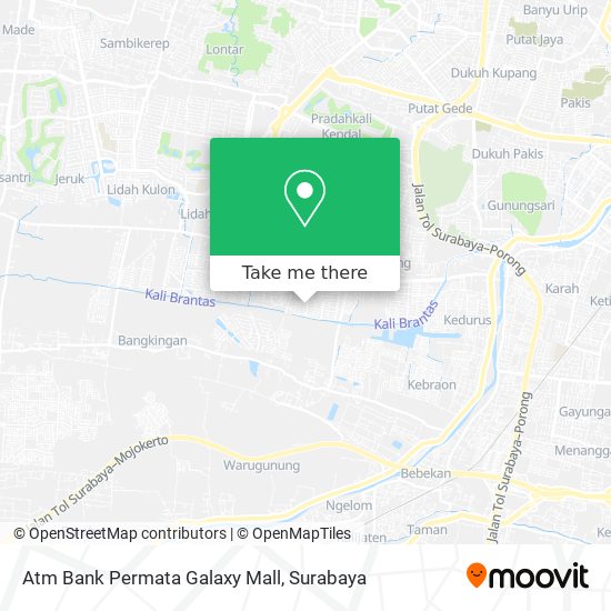 Atm Bank Permata Galaxy Mall map