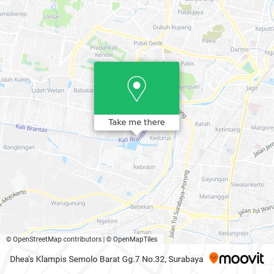 Dhea's Klampis Semolo Barat Gg.7 No.32 map