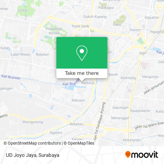 UD Joyo Jaya map