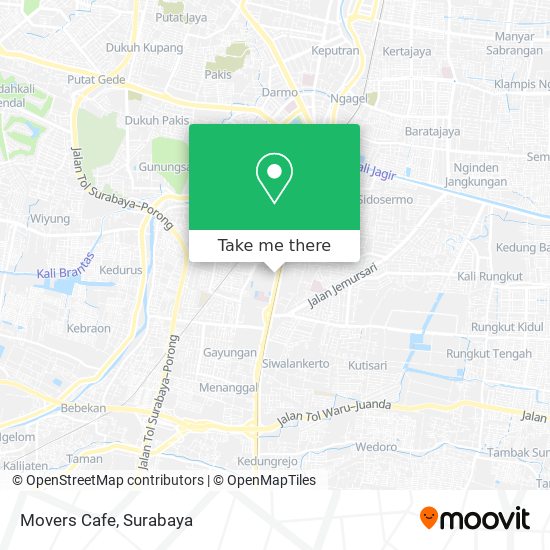 Movers Cafe map