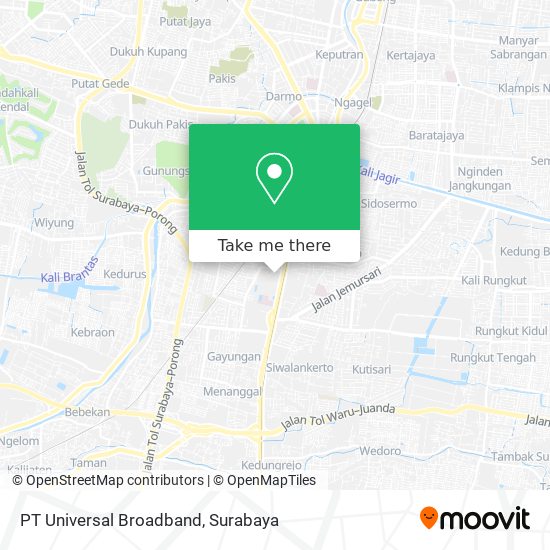 PT Universal Broadband map