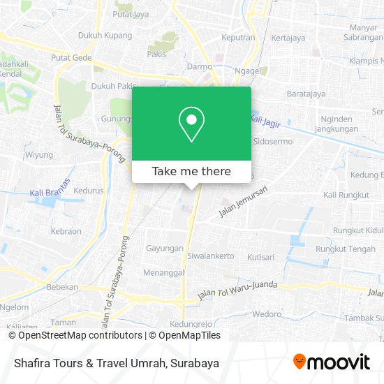 Shafira Tours & Travel Umrah map