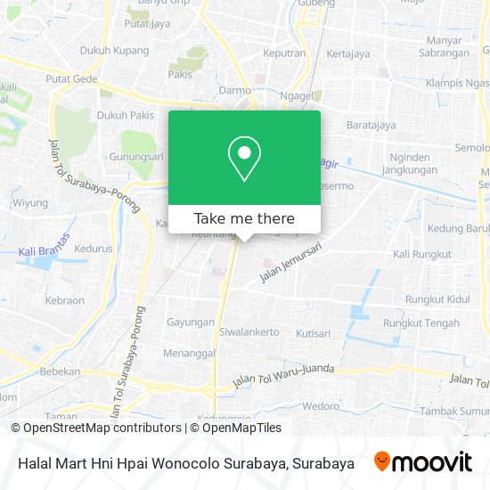 Halal Mart Hni Hpai Wonocolo Surabaya map