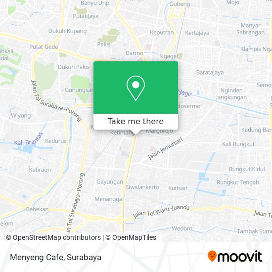 Menyeng Cafe map