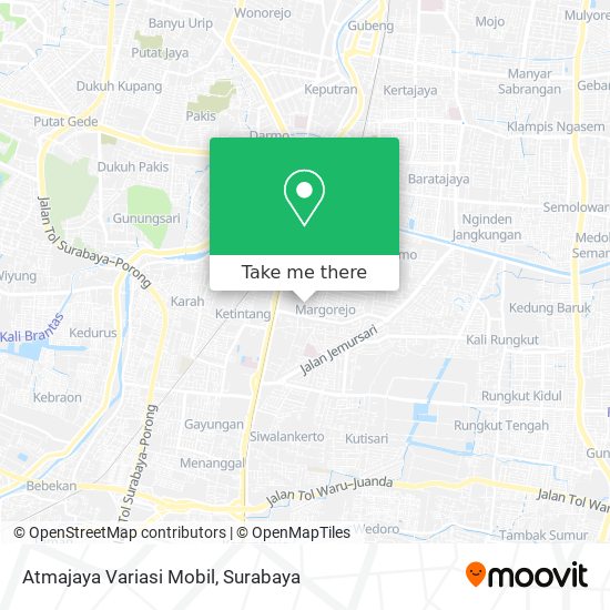 Atmajaya Variasi Mobil map